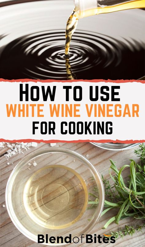 Cooking With Vinegar, Red Wine Vinegar Uses, Recipes With White Wine Vinegar, White Wine Vinegar Recipes, Menstrual Meals, Substitute For White Wine, Rice Wine Vinegar Recipes, Red Wine Vinegar Recipes, White Wine Substitute