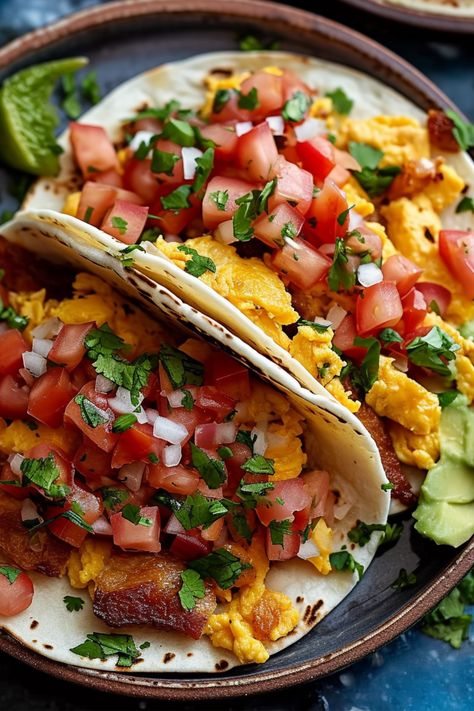 Start your day with a burst of energy and taste with our Gluten-Free Whole Health Flexi-Plan Breakfast Tacos! These tacos are a perfect balance of nutritious and mouth-watering ingredients, ensuring a breakfast that's both delightful and aligns with your health goals. Packed with protein-rich eggs, heart-healthy avocado, and our special gluten-free tortillas, this dish is designed to cater to your well-being without compromising on taste. Healthy Vegetarian Breakfast Ideas, Nutrious Breakfast, Egg Tacos Breakfast, Tortilla Breakfast Ideas, Tribe Photoshoot, Heart Healthy Recipes Breakfast, Egg Breakfast Tacos, Tortilla Breakfast, 2025 Meals