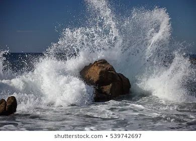 Waves Crashing On Rocks Images, Stock Photos & Vectors | Shutterstock Waves Crashing On Rocks, No Wave, Ocean Waves Photography, Wave Drawing, Wave Rock, Waves Photos, Rock Photography, Waves Photography, Bg Design