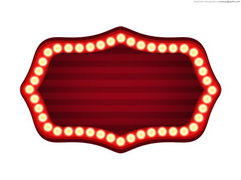 marquee lights frame - Google Search Theater Sign, Cirque Vintage, Cinema Sign, Circus Vintage, Flex Banner Design, Theatre Sign, Circus Theme Party, Hollywood Theme, Marquee Sign