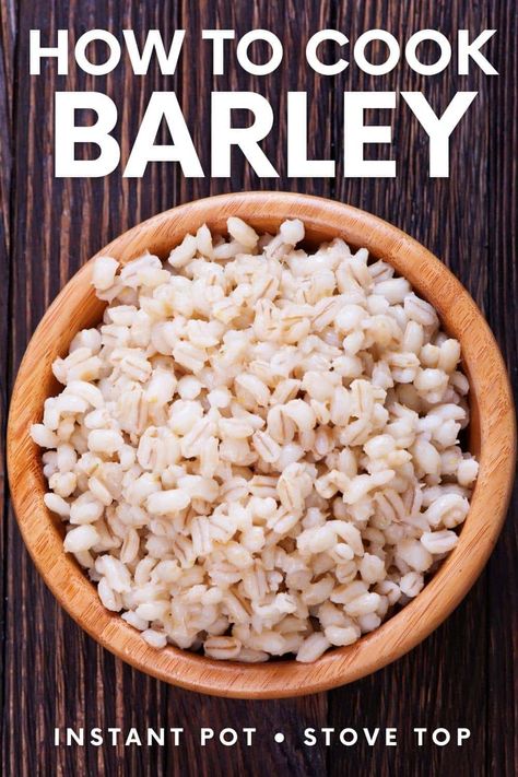 Barley is a nutritious and versatile whole grain that can be a great addition to many dishes. Before you boil your pot of barley, learn how to cook it in this post. How To Cook Barley Grains, Slow Cooker Barley, Barley Breakfast, Easy Shrimp And Grits, Grain Dishes, Barley Recipes, Endometrial Polyps, Barley Grain, How To Cook Barley