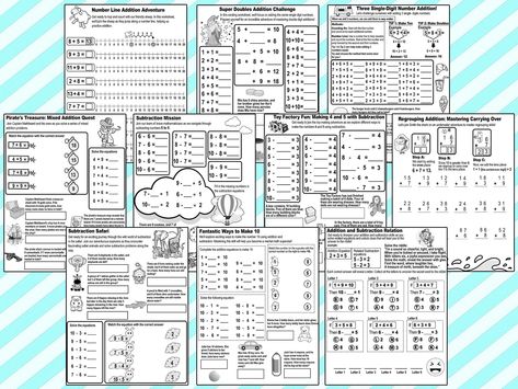 Addition And Subtraction Within 20, Subtraction With Regrouping Across Zeros, Addition Story Sums Grade 2, Use Addition To Subtract First Grade, Regrouping Addition, Think Addition To Subtract, Subtraction Strategies, Addition And Subtraction Practice, Subtraction Practice