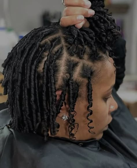 Natural Locs With Curly Ends, Coil Locs, Locs With Curly Ends, Coiling Natural Hair, Loc Ideas, Natural Hair Haircuts, Locs Journey, Natural Locs, Braids For Boys