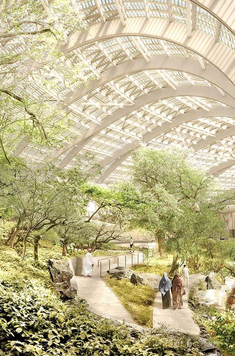 Oman Botanic Garden by Grimshaw architects. #architecture