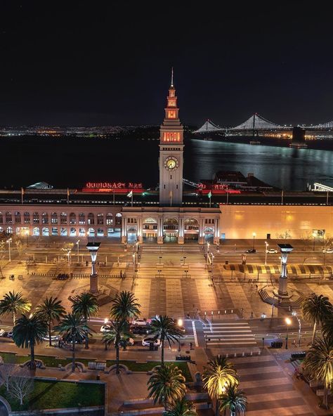 Vik Buriak’s Instagram profile post: “San Francisco Ferry Building at Night Shooting alongside the talented with Brandon @brandontaoka…” San Francisco Ferry Building, Building At Night, San Francisco At Night, Night Shot, Ferry Building, Ferry Building San Francisco, At Night, San Francisco, Instagram Profile