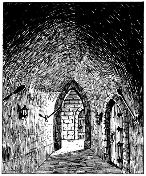 Hallway Dungeon Art, Classic Rpg, Dungeon Synth, Advanced Dungeons And Dragons, Dragons Art, Dungeons And Dragons Art, Fantasy Drawings, Dnd Art, Fantasy Rpg