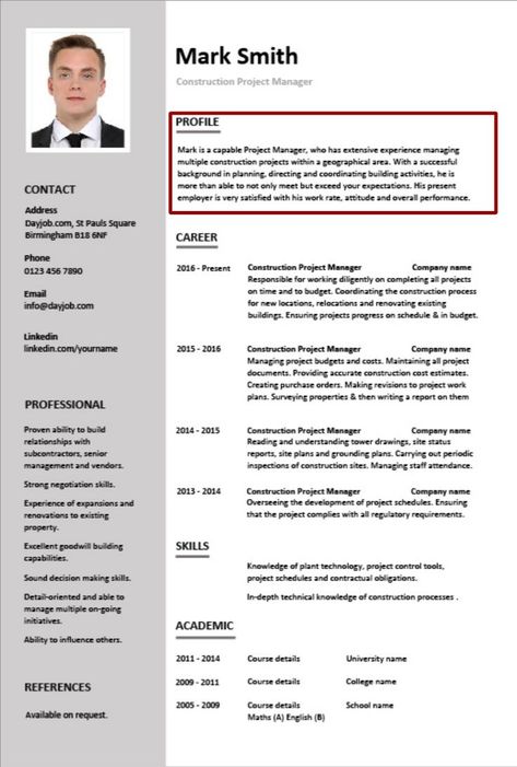 Free Resume Template Word