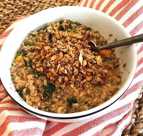 Building the Perfect Savory Oats Bowl — Plant Empowered Wellness Oats Bowl, Savory Oatmeal Recipes, Savory Oats, Lentils Rice, Oat Bowls, Savory Oatmeal, Plant Based Foods, Rice Beans, Fresh Asparagus