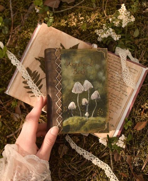 Mushroom Notebook, Green Academia, Cottage Aesthetic, Fairycore Aesthetic, Goblin Core, Fairy Aesthetic, Cottage Core Aesthetic, Witch Aesthetic, Cottagecore Aesthetic