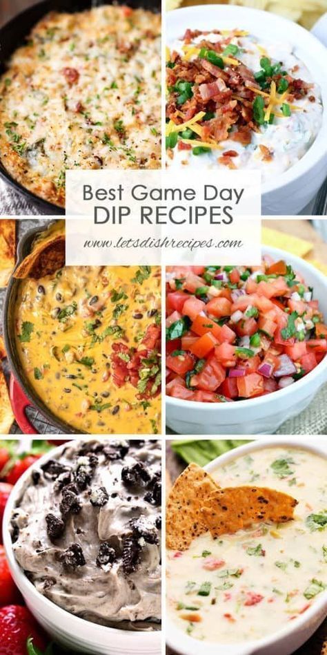 Game Day Dip, Superbowl Recipes, Healthy Superbowl, Delicious Dips, Healthy Superbowl Snacks, Bowl Party Food, Snacks Appetizers, Superbowl Appetizers, Snacks Easy