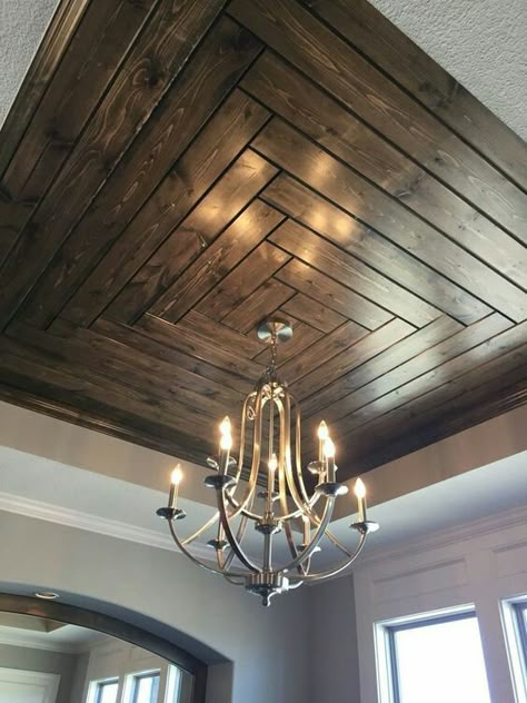 Decorative Ceiling Panels, Kitchen Wall Colors, Ceiling Design Modern, Kitchen Ceiling, Wooden Ceilings, Ceiling Ideas, Tray Ceiling, Bedroom Ceiling, False Ceiling Design