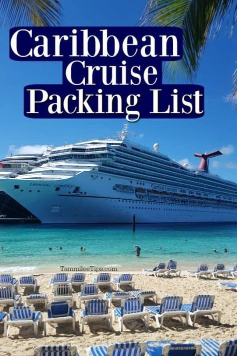 Packing list for Caribbean Cruise! Everything from clothes to tech to must not forget items! This ultimate Caribbean Cruise Packing List was created after taking multiple cruises. 5 Day Cruise Packing List Caribbean, Carribean Cruise Packing List, Caribbean Cruise Packing List, Cruise List, Caribbean Family Vacation, Cruise Packing List Caribbean, Caribbean Cruise Packing, Cruise Caribbean, Cruise Wardrobe