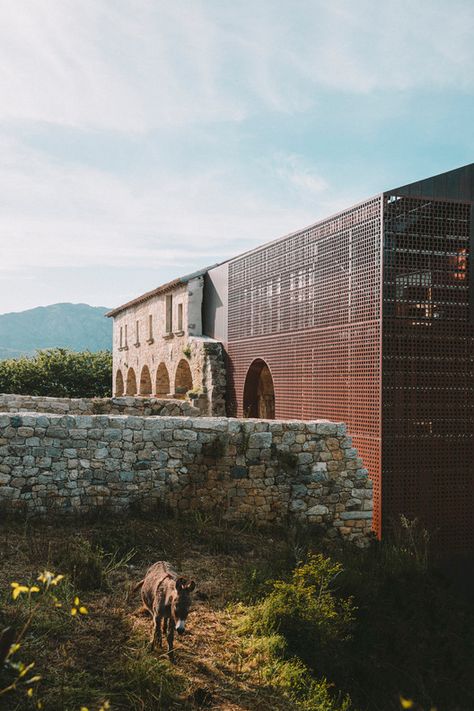 Convent Saint François / Amelia Tavella Architectes | ArchDaily Architecture Renovation, Stone Facade, Stone Architecture, San Francesco, Adaptive Reuse, Historical Monuments, Santa Lucia, Architecture Student, The Monks