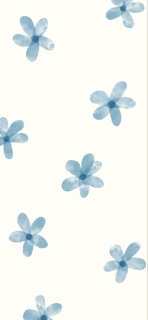 Simple Wallpaper Iphone Blue, Cute Blue Flowers Wallpapers Aesthetic, Simple Phone Homescreen Wallpaper, Cute Simple Flower Wallpapers, Dainty Phone Wallpaper, Aesthetic Blue Wallpaper Flower, Cute Wallpapers For Phone Blue, Cute Wallpapers Aesthetic Simple Ipad, Blue Ditsy Floral Wallpaper