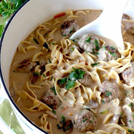 Swedish Meatball Noodle Soup Meatballs Porcupine, Waikiki Meatballs, Meatball Noodle Soup, Moist Meatballs, Chicken Vermicelli, Porcupine Meatballs, Meatball Soup Recipes, Slow Cooker Chicken Chili, Soups And Chowders