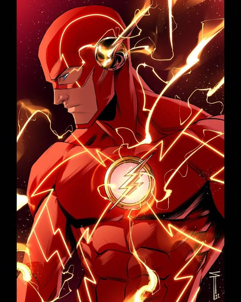 Flash Fanart, Justice League Art, Konosuba Wallpaper, Flash Dc Comics, Flash Comics, Flash Barry Allen, Dc Comics Wallpaper, Univers Dc, Kid Flash