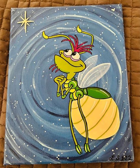 Disney Canvas Art, Disney Canvas, Disney Paintings, Easy Acrylic Painting, Hippie Painting, Simple Canvas Paintings, Cute Canvas Paintings, Easy Canvas Art, Princess And The Frog