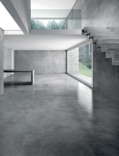 We are the best providers of Micro concrete in India. Micro concrete are basically polished concrete flooring which can be used in residential and commercial use. Micro Concrete is a slightly thicker surface than Micro Cement at 2-3mm, and is ideal for tougher environments such as shops and exteriors Micro Concrete, Cement House, Scandinavian Floor, Architecture Space, Basement Flooring Options, Concrete Interiors, Concrete Bathroom, Concrete Walls, Concrete Architecture