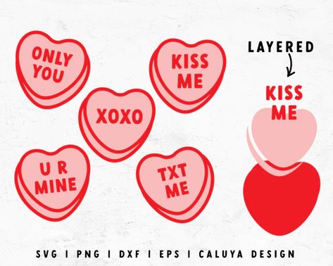 Candy Heart Svg, Valentine’s Day Cricut, Keychain Clipart, Valentines Cricut Ideas To Sell, Valentines Cricut Ideas, Valentine Cups, Valentines Canvas, Valentines Day Cricut, Svg Aesthetic