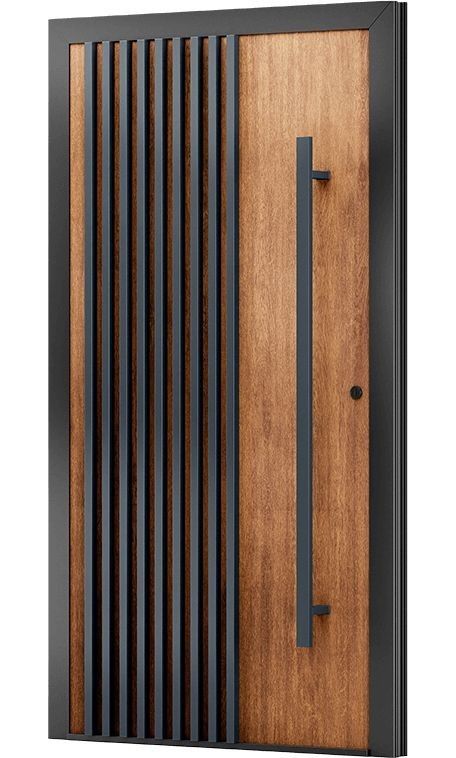 Louvers Door Design, Aesthetic Door Ideas, Aluminum Doors Design, Door Ideas For Home, Louvered Door Ideas, Louvers Design, Louver Door, Latest Door Designs, Pintu Interior