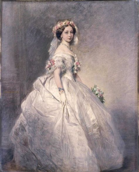 Alice Franz Xavier Winterhalter, Franz Xaver Winterhalter, Queen Victoria Family, Queen Victoria Prince Albert, Alexandra Feodorovna, Royal Portraits, Princess Alice, Court Dresses, Royal Brides