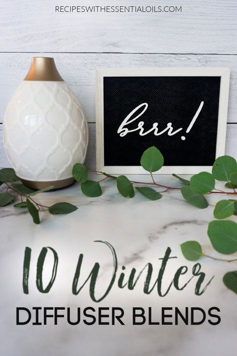 10 Winter Diffuser Blends - Recipes with Essential Oils Winter Diffuser Blends, Rollerball Recipes, Ny Winter, Wild Orange Essential Oil, Fall Diffuser Blends, Cozy Environment, Exercise Home, Essential Oil Combinations, Yl Essential Oils