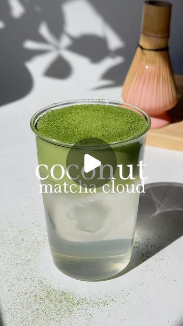 nguyet’s matcha café on Instagram: "🥥🍵☁️ coconut matcha cloud

- coconut water 
- 4 tbsp heavy cream + 4 tbsp Thai coconut milk + 3tsps matcha 

#homecafe #aestheticdrinks #pink #coconut #matcha #coconutmatchacloud #matchalover" Matcha Coconut Water, Coconut Milk Matcha, Matcha Ideas, Matcha Mousse, Coconut Matcha, Matcha Drinks, Matcha Coconut, Matcha Cafe, Matcha Dessert