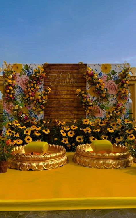 We will make your event memorable.. Decoration Ideas Haldi, Haldi Backdrop, Event Planner Website, Haldi Decoration Ideas, Haldi Ceremony Decorations, Planner Website, Haldi Decoration, Wedding Stage Backdrop, Wedding Decor Photos