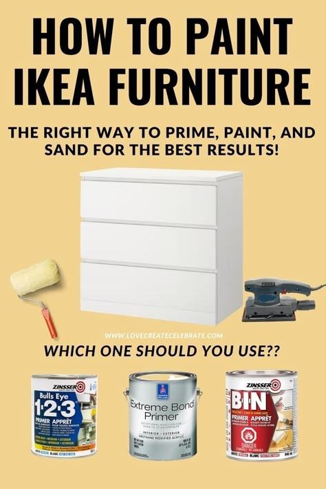 Ikea Malm Drawers, Ikea Paint, Ikea Dresser Makeover, Veneer Furniture, Armoire Ikea, Painting Laminate Furniture, Painting Ikea Furniture, Ikea Malm Dresser, Easy Ikea Hacks