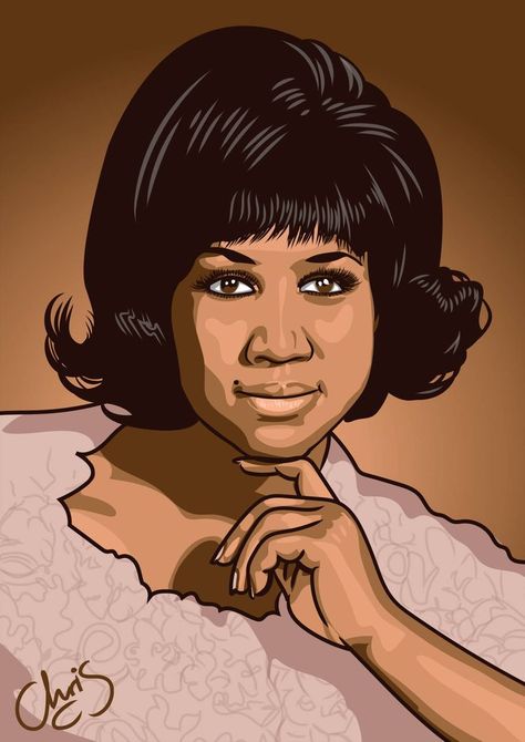 “Music changes, and I’m gonna change right along with it.” -Aretha Franklin Soul Music Art, Franklin Cartoon, Celeb Portraits, Mandy Hale, Celebrity Artwork, Cartoon Star, Black Comics, Realistic Drawing, Portrait Drawings