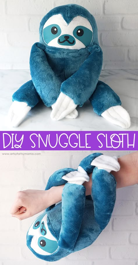 DIY Snuggle Sloth Stuffed Animal #sloth #polyfil #poly-fil #attheheartofyourproject #fairfield #fairfieldworld #stuffedanimal #cholyknight #diyplush #sewfun Sloth Plush Pattern, Diy Sloth Plush, Cholyknight Free, Warmies Stuffed Animals Diy, Sloth Pattern Free Sewing, Sewing Pattern For Stuffed Animals, Weighted Stuffed Animal Diy, No Sew Stuffed Animals Diy, Free Stuffed Animal Sewing Pattern