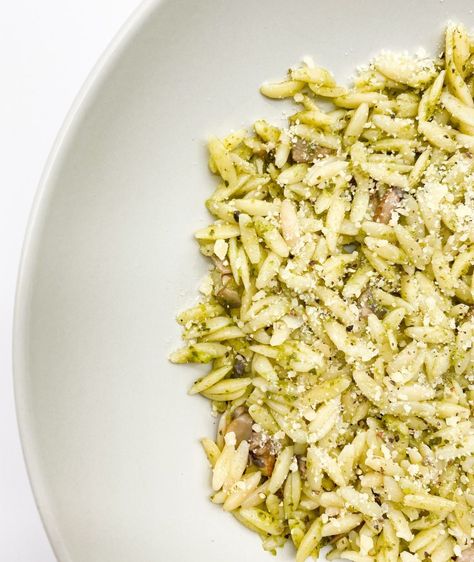 Orzo With Pesto Recipe, Orzo Recipes Pesto, Orzo With Pesto, Orzo Pesto Recipes, Pesto Orzo Recipes, April Meals, Orzo Pesto, Pesto Orzo, Kale Pesto