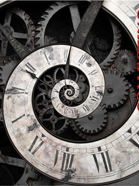 Spiral Clock Drawing, Broken Clock Design, Time Art Clock, Gears Aesthetic, Clock With Gears, Spiral Clock, Clock Photography, Photoshop Book, Broken Clock