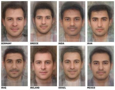 This is What the Average Person Looks Like in Each Country | artFido Psychology Experiments, Average Face, Skin Photo, Human Reference, Average Person, Dynamic Poses, Mythological Creatures, People Of The World, Human Figure