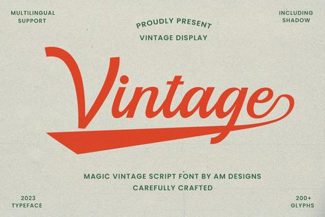 Magic Vintage Font | AM Designs | FontSpace 80s Typography, Fonts Alphabet Vintage, Free Vintage Fonts, Staff Shirts, Vintage Script Fonts, Top Free Fonts, Timeless Font, Trending Fonts, Font Creator