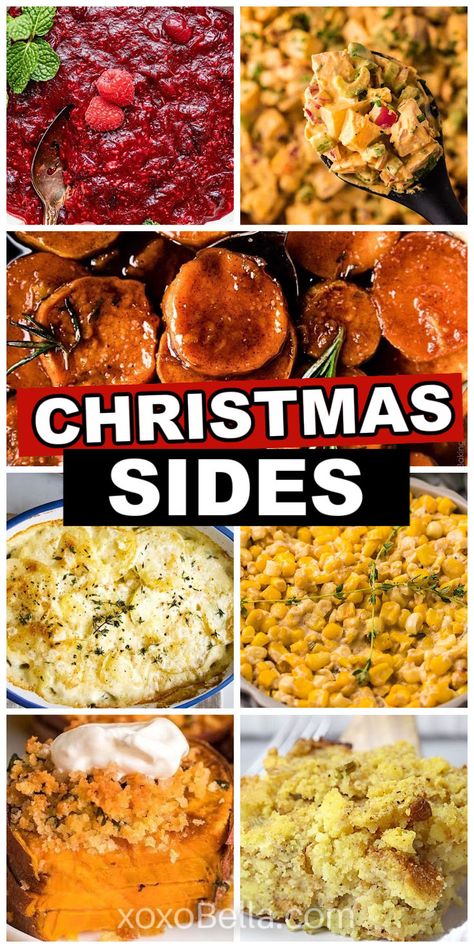 Side dish recipes for Christmas Basic Side Dishes, Non Vegetable Side Dishes, Christmas Supper Side Dishes, Veggie For Christmas Dinner, Crescent Roll Side Dish Recipes, Awesome Side Dishes, Christmas Food Sides Dishes, Side Dishes For Holidays, Side Starch Dishes