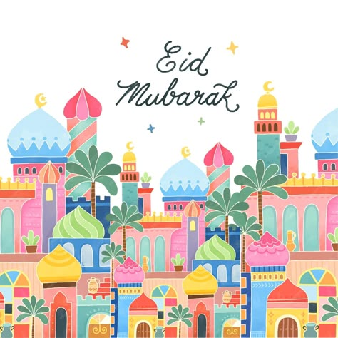 Eid Mubarak Vector, Islamic Mosque, Selamat Hari Raya Idul Fitri, Fasting Prayer, Eid Envelopes, Eid Mubarak Greeting, Ramadan Prayer, Eid Greeting Cards, Ramadan Cards