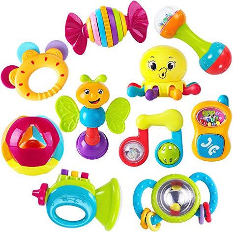 Best Baby Toys, Baby Toys Rattles, Toys For Babies, Music Toys, First Birthday Gifts, Musical Toys, Baby Sensory, Baby Development, Baby Rattle