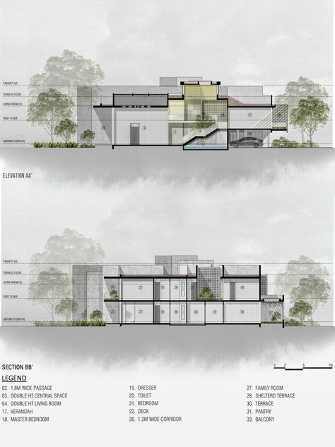 Render architectural plan, elevation, and section in photoshop Architecture Plan Photoshop Render, Architecture Plan Drawing Presentation, Render Elevation Architecture, Digital Architecture Sheets, Plans Architecture Presentation Drawings, Plan Section Elevation Presentation Sheet, Site Sections Architecture, Architecture Sections Photoshop, Architectural Plan Render