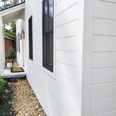 Boral TruExterior Siding Vinyl Siding Ideas Exterior, Trim Windows, Nickel Gap, Modern Trim, Shiplap Siding, Siding Trim, Porch Paint, Hardie Plank, Facade Cladding