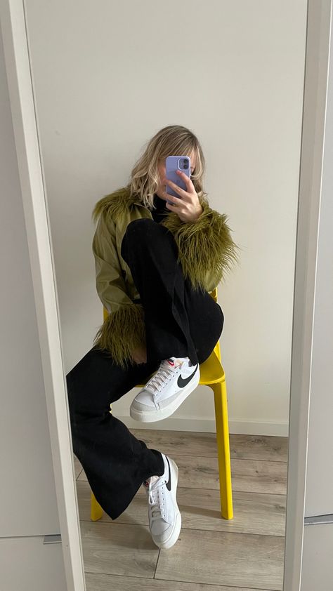 H&M jacket, Weekday pants, Blazer low platform Nike Low Blazer Outfit, Nike Blazer Low 77 Outfit, Nike Blazer Low Platform Outfit, Nike Blazer Platform Outfit, Nike Platform Blazer, Blazer Shoes Outfits, Low Nike Blazers, Platform Nike Blazers, Platform Blazers