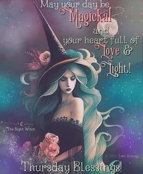 Witchy Morning, Thursday Morning Images, Witch Inspiration, Lilith Moon, Happy Halloween Gif, Good Morning Friday Images, Wicca Spells, Tea Magic, Pink Witch