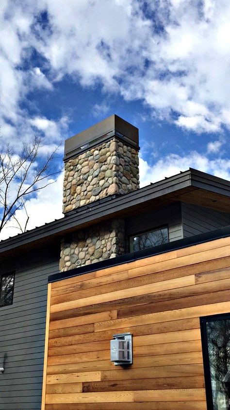 Metal Chimney, Chimney Caps, Chimney Design, Chimney Cap, Cap Ideas, Mountain Homes, Custom Metal, Idaho, Modern Minimalist