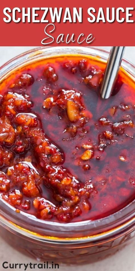 Extremely Spicy Food, Asian Sauce Recipes, Homemade Chili Sauce, Dried Red Chili Peppers, Favorite Chili Recipe, Schezwan Sauce, Chili Sauce Recipe, Spicy Dipping Sauce, Hot Chili Sauce