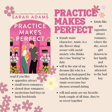 Practice Makes Perfect Sarah Adams Fanart, Sarah Adams Practice Makes Perfect, How To Do A Book Review, Practice Makes Perfect Sarah Adams Book, Practice Makes Perfect Aesthetic, The Off Limits Rule Sarah Adams, Sarah Adams Books, Practice Makes Perfect Book, Book Review Ideas