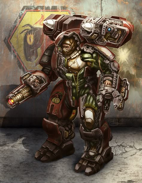 Battletech Elemental Art, Battletech Battle Armor, Battletech Elemental, Power Armor Sci Fi, Battletech Pilot, Mechwarrior Art, Sci Fi Power Armor, Power Armor Art, Power Armor Concept Art