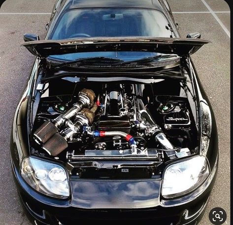 2jz Engine, Toyota Supra Turbo, Slammed Cars, Image Moto, Supra Mk4, Toyota Supra Mk4, Car Engines, New Luxury Cars, Best Jdm Cars