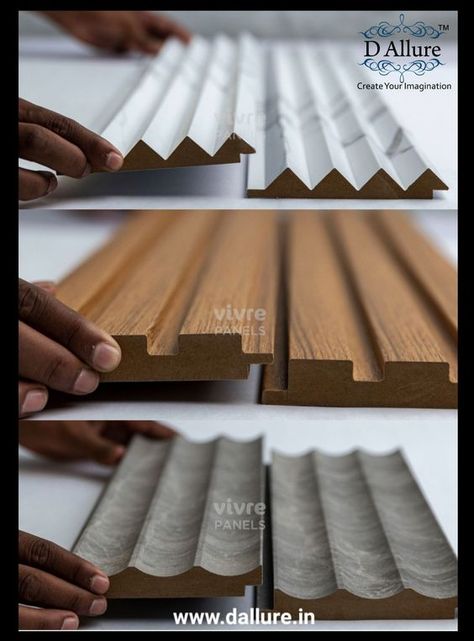 Vivre Panels at D Allure Termo Wood Design Wall, Termo Wall Design, Wall Panel Detail, Modern Wooden Ceiling Design, Diy Wood Ceiling, Wood Ceiling Design, Modern Wardrobe Ideas, Modern Wooden Ceiling, Acoustic Wood Panels