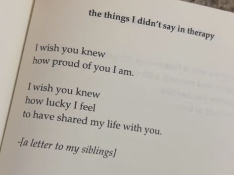 Proud Of My Siblings Quotes, Cute Poems For Your Sister, Sibling Book Quotes, Quotes Siblings Brother Sister, Sister Book Quotes, Eldest Sibling Quotes, Eldest Sibling Aesthetic, Poetry About Siblings, Poems About Brothers