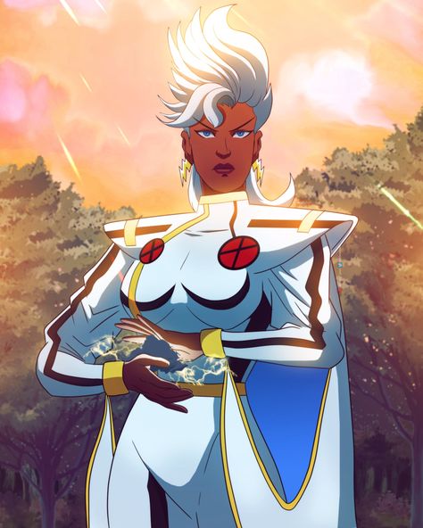 Black Female Superhero, Storm Xmen, Storm X Men, Storm Marvel, Chris Jones, Xmen Art, Ororo Munroe, Female Superhero, Marvel Comic Universe